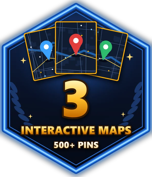 3 interactive maps