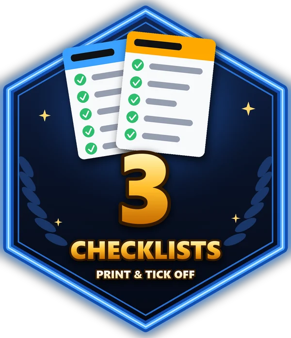 3 checklists