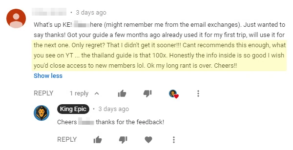 Screenshot of the original comment