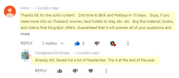 Screenshot of the original comment